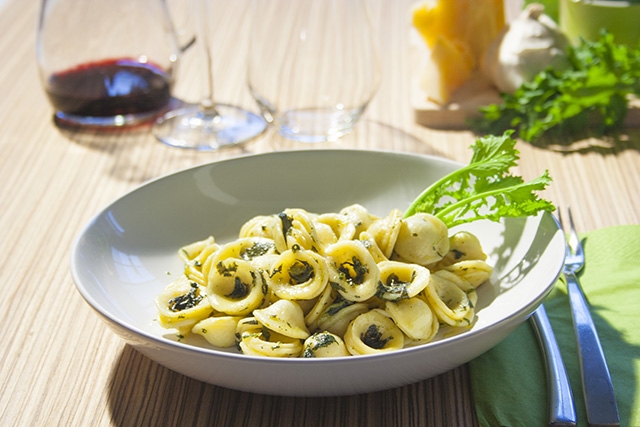 Orecchiette with Turnip Greens